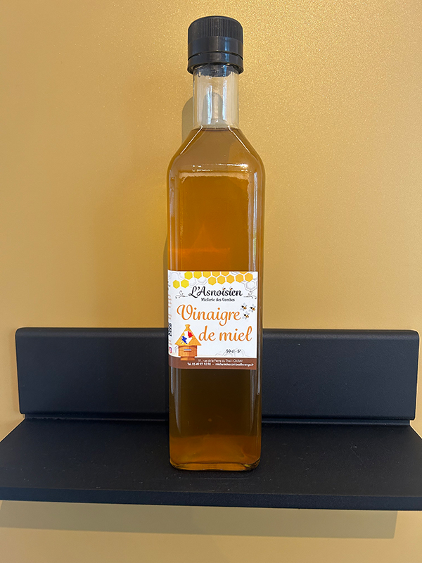 Vinaigre De Miel Grande Bouteille | Recette Ancestrale à L'Hydromel | Naturel Sans Colorants Ni Conservateurs